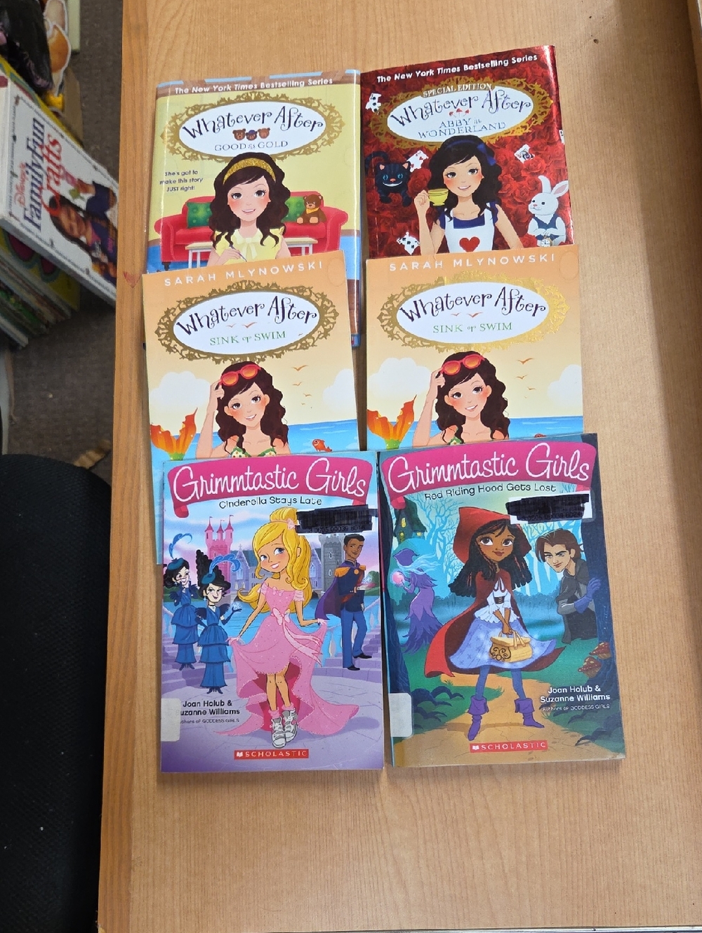 6 Books From Whatever After And Grimmtastic Girls Series